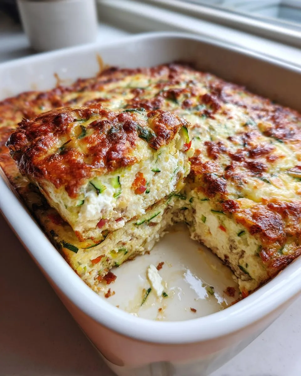 Loaded Zucchini Bake - detail 2