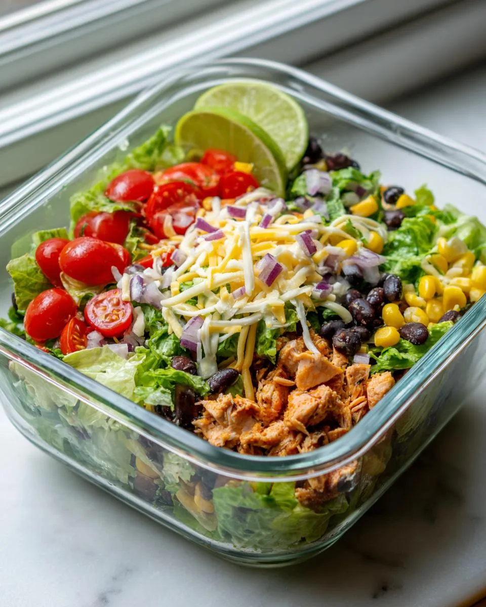 Meal Prep Southwest Chicken Salad - detail 2