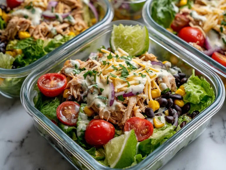 Meal Prep Southwest Chicken Salad