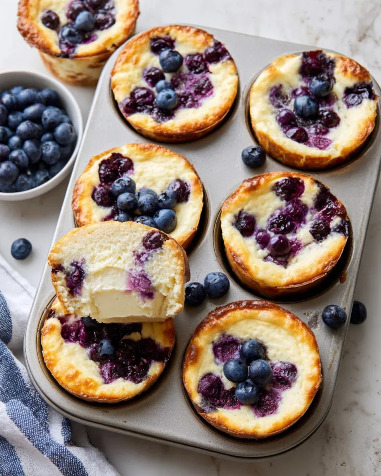 Protein Blueberry Cheesecake Cups