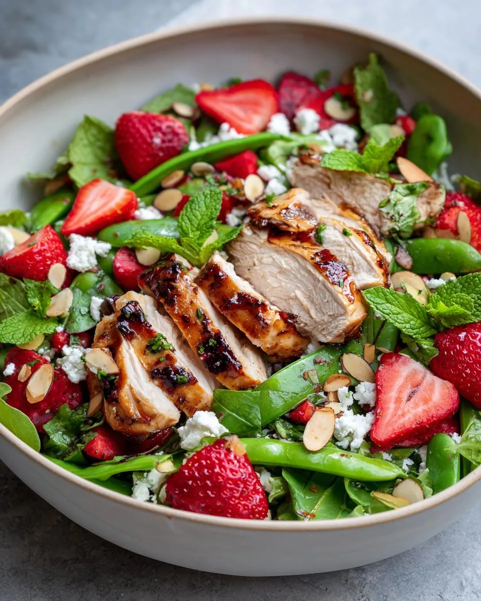 Strawberry Goat Cheese Chicken Salad - detail 1