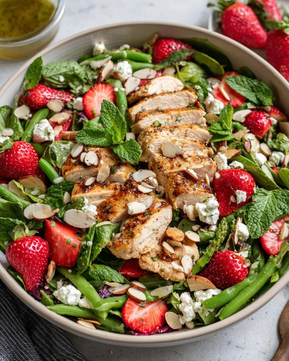 Strawberry Goat Cheese Chicken Salad - detail 2