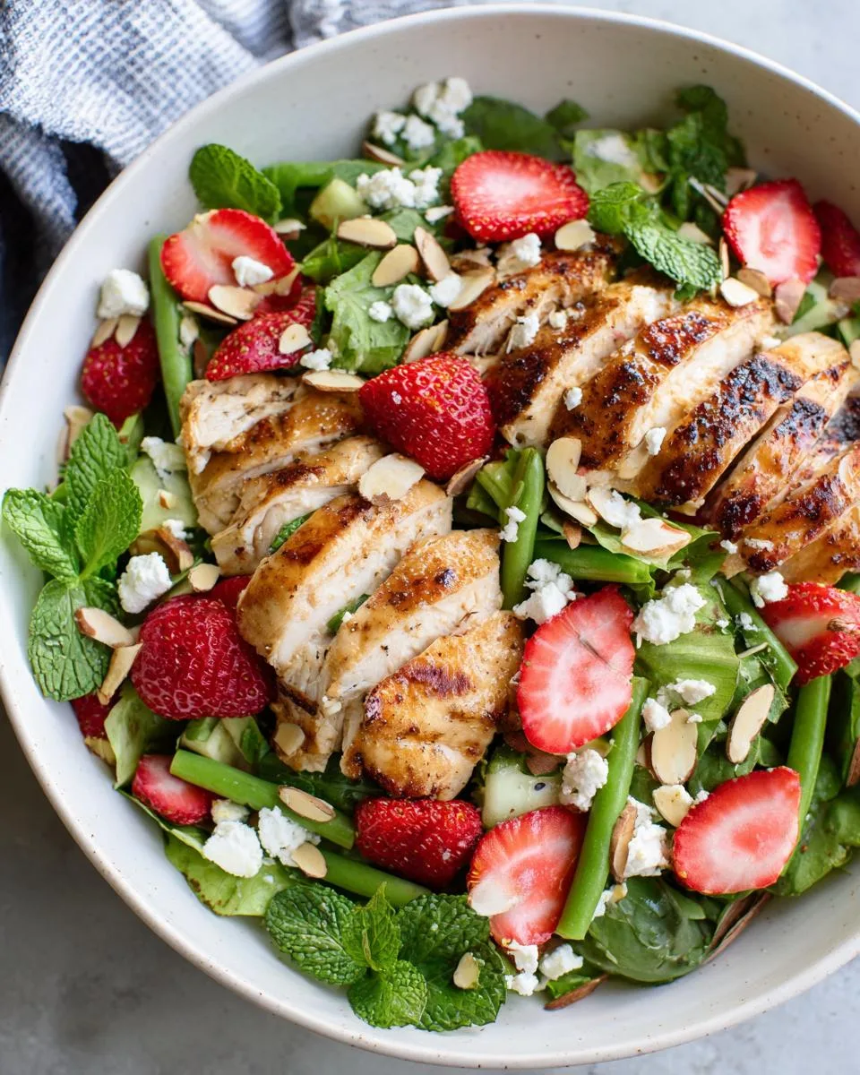 Strawberry Goat Cheese Chicken Salad - detail 3