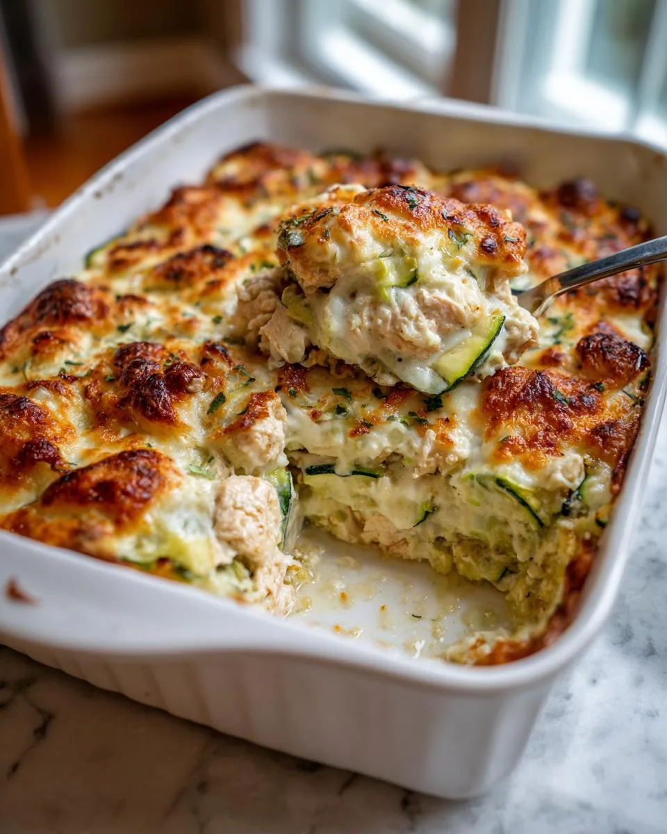 cottage cheese Chicken Zucchini Bake - detail 1