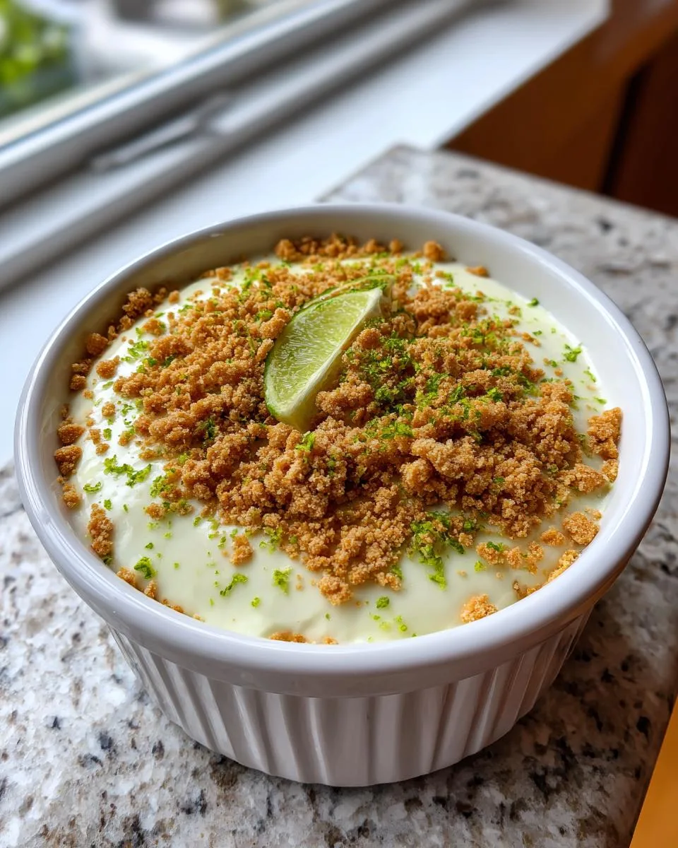 5 Minute Key Lime Pie Protein Bowl - detail 2