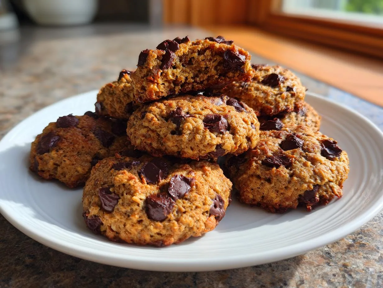 Banana Cottage Cheese Protein Cookies With 7g Per Bite