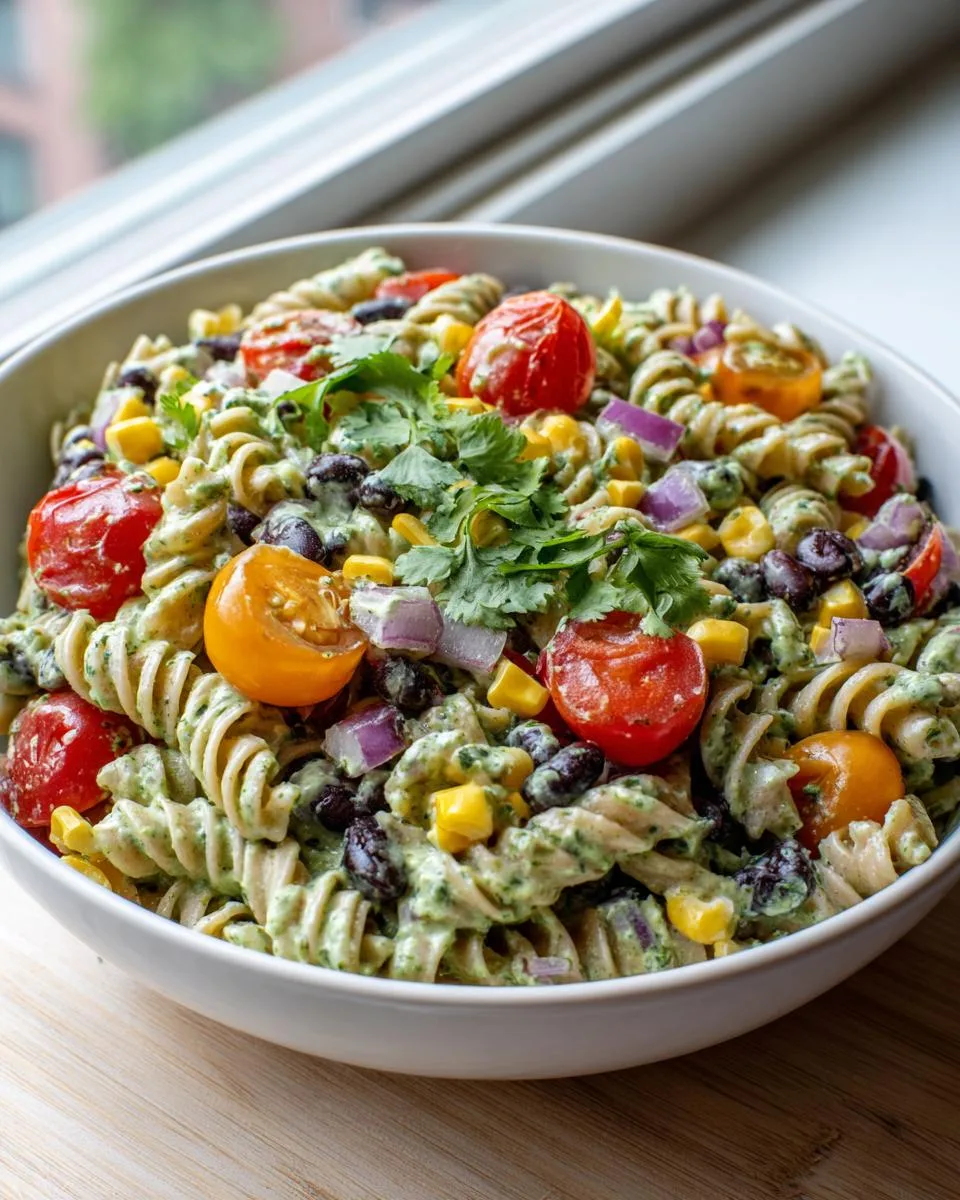 Black Bean Avocado Pasta Salad - detail 1