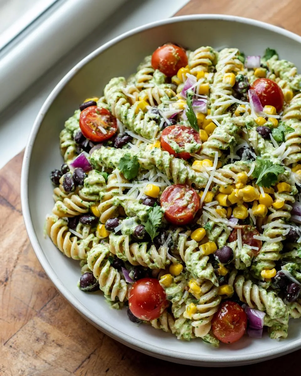 Black Bean Avocado Pasta Salad - detail 2