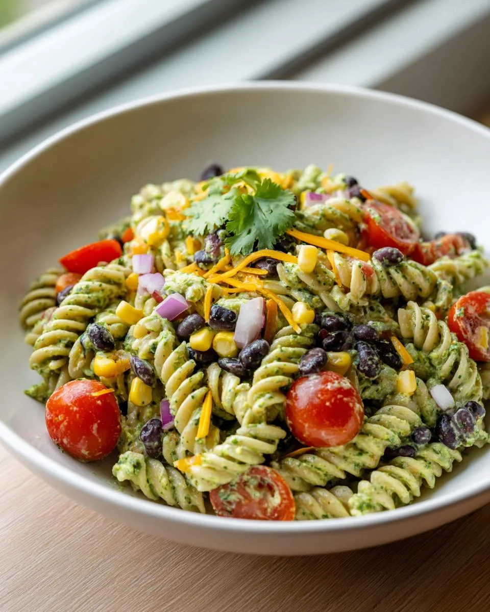 Black Bean Avocado Pasta Salad - detail 3