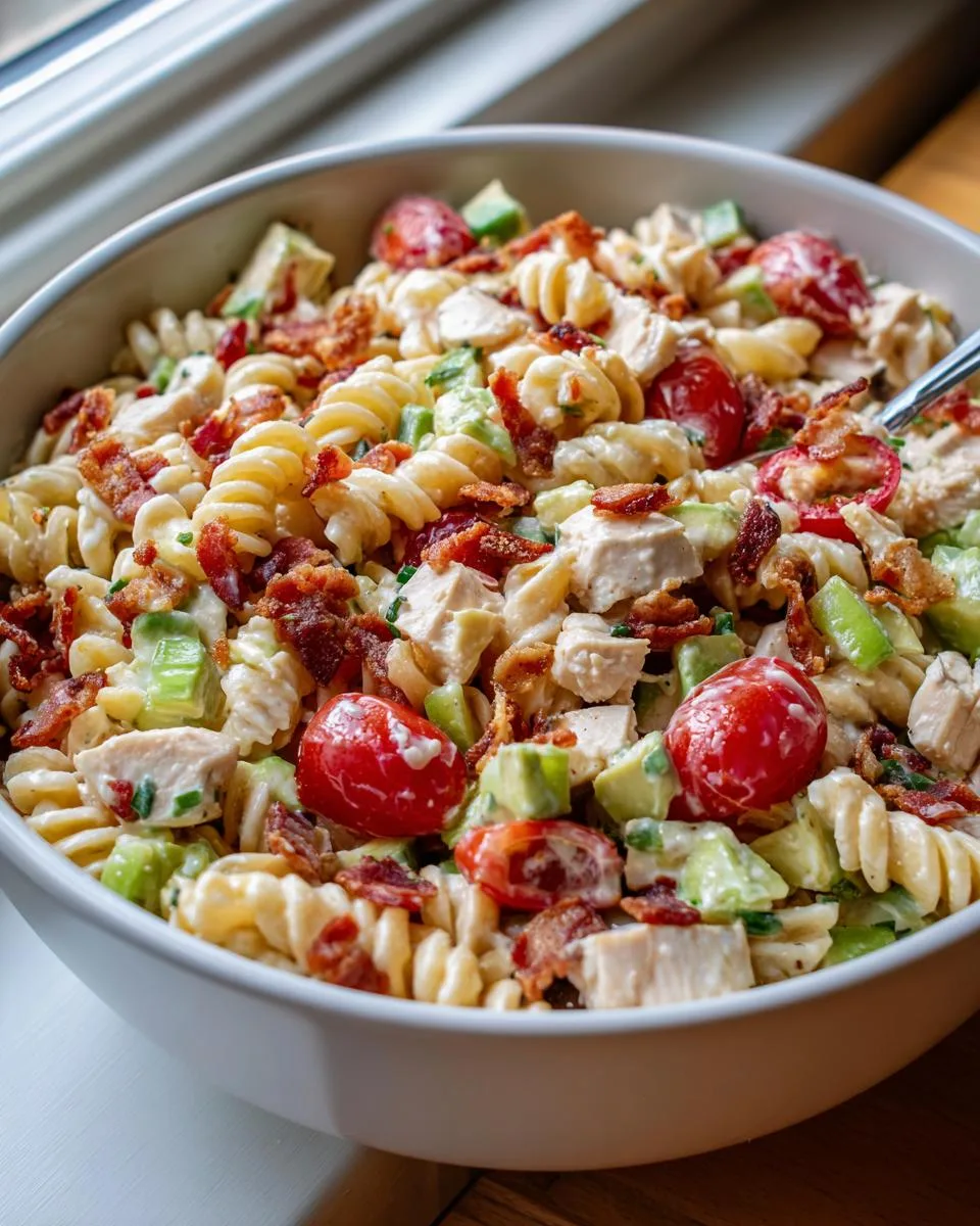 Chicken Club Pasta Salad Recipe - detail 2
