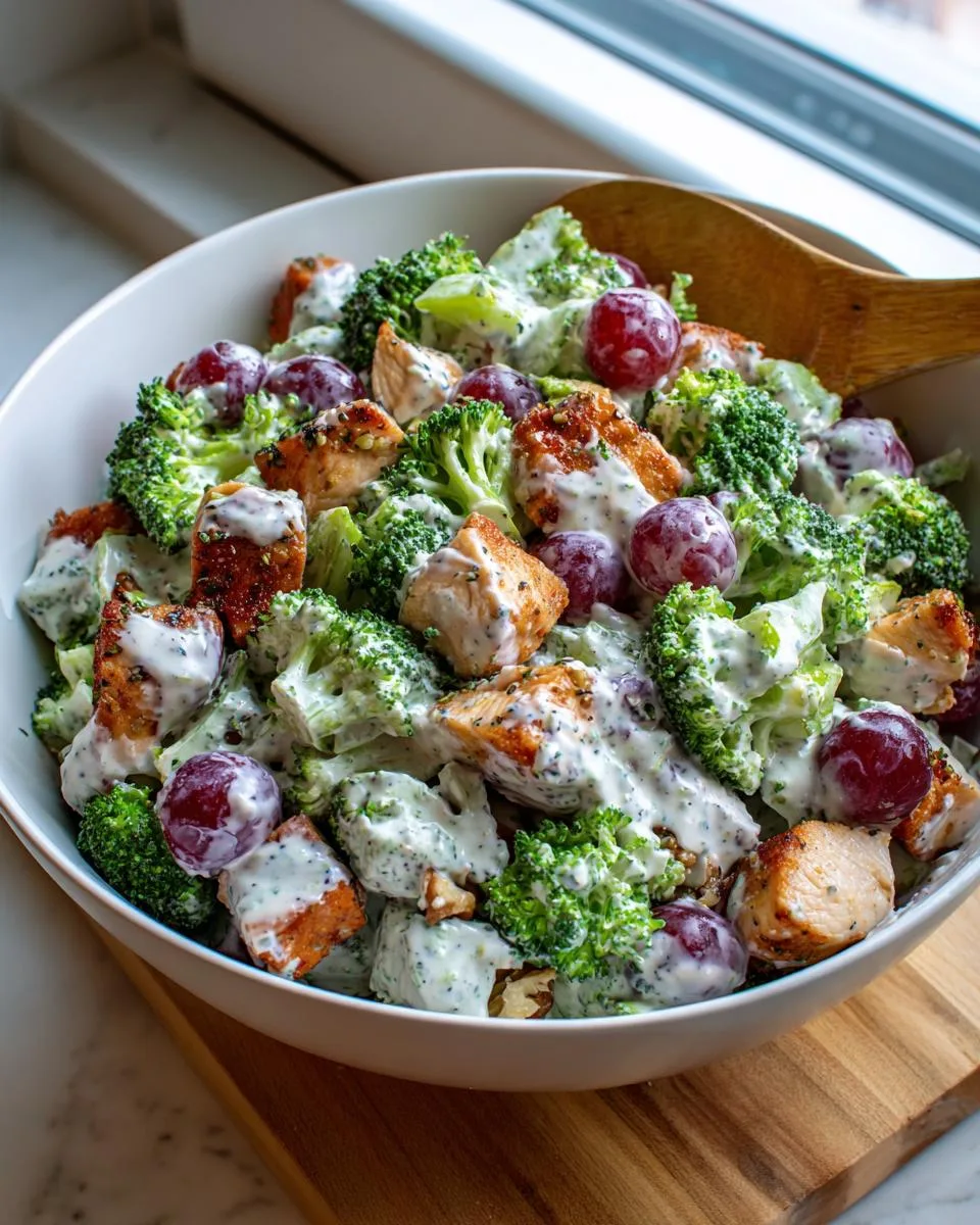 Cottage Cheese Broccoli Chicken Salad - detail 1