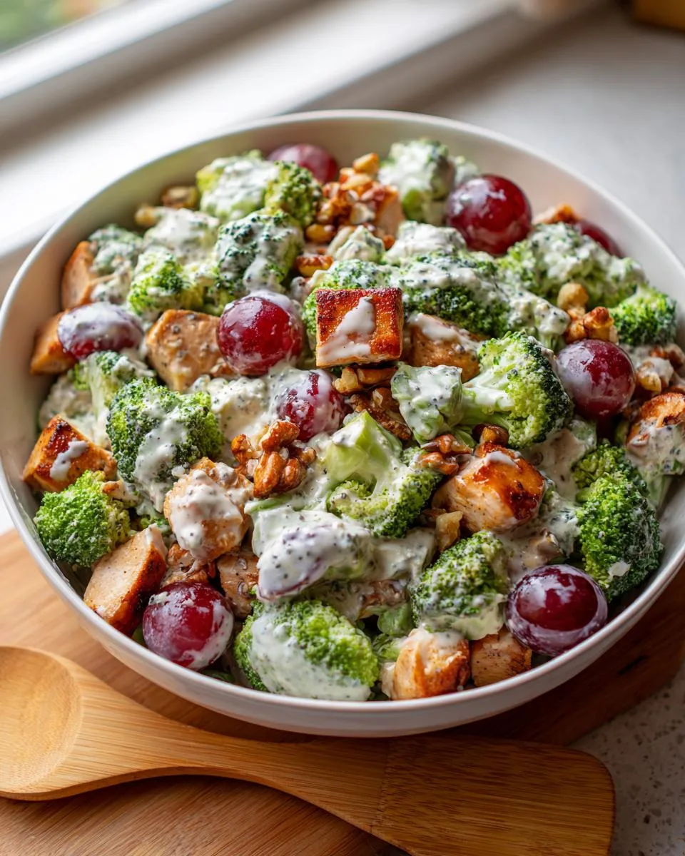 Cottage Cheese Broccoli Chicken Salad - detail 2