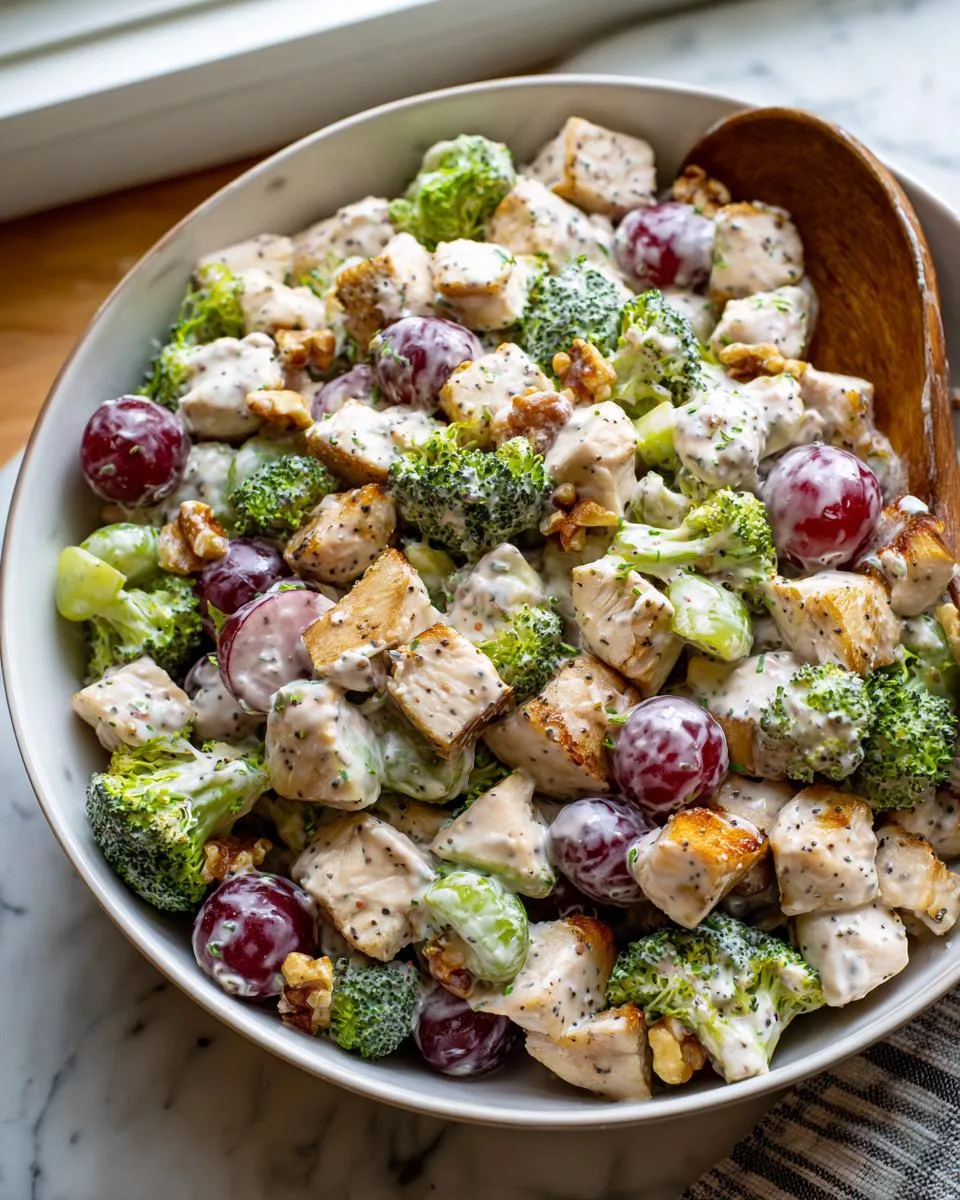 Cottage Cheese Broccoli Chicken Salad - detail 3