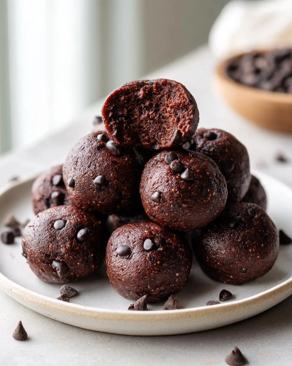 Cottage Cheese Brownie Batter Bites with 7g Protein