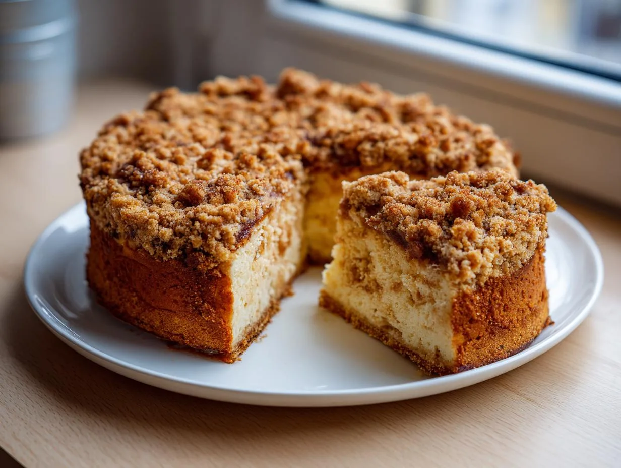 Cottage Cheese Coffee Cake With Irresistible 5-Minute Streusel