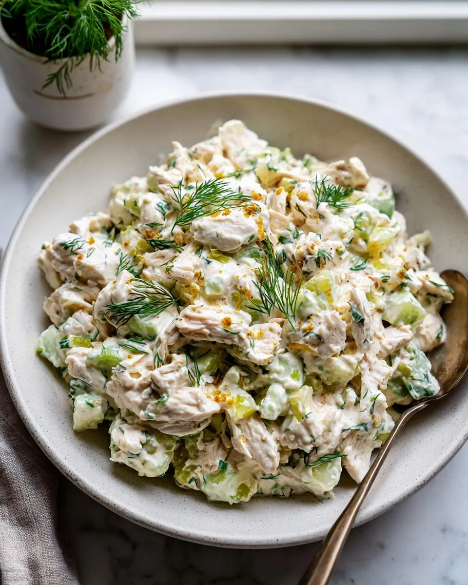 Cottage Cheese Pickle Chicken Salad - detail 1