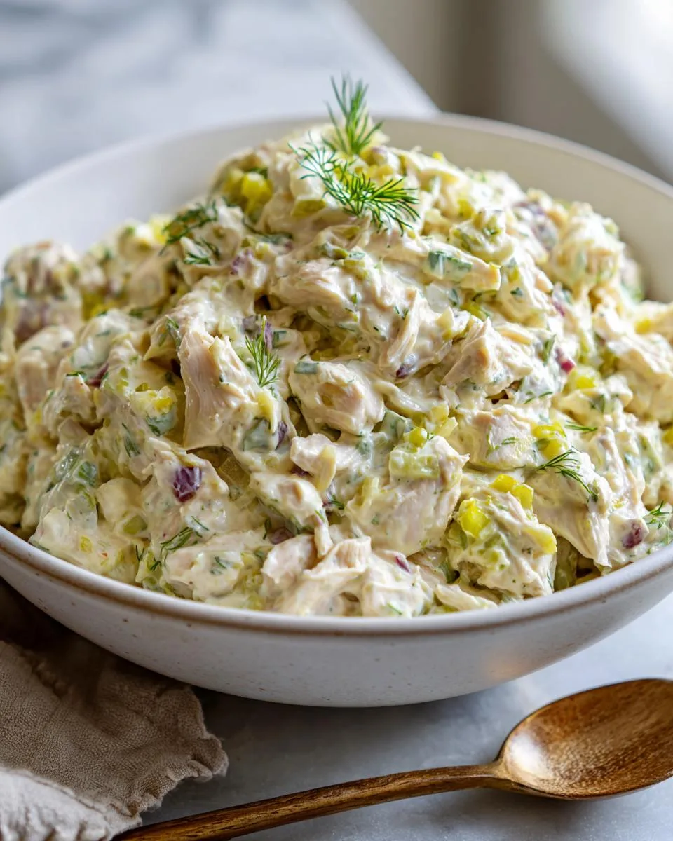Cottage Cheese Pickle Chicken Salad - detail 3