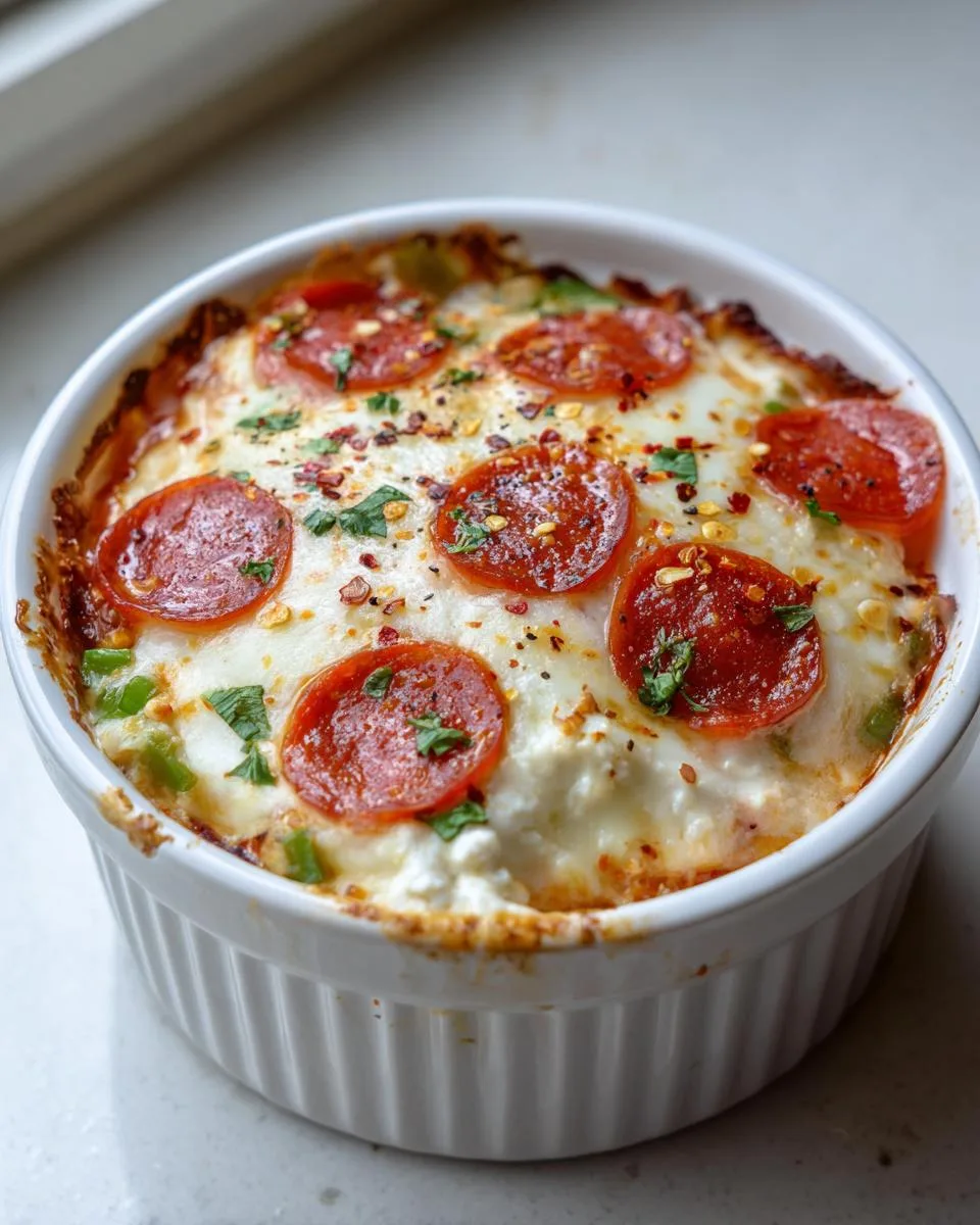 Cottage Cheese Pizza Bowl Recipe - detail 1