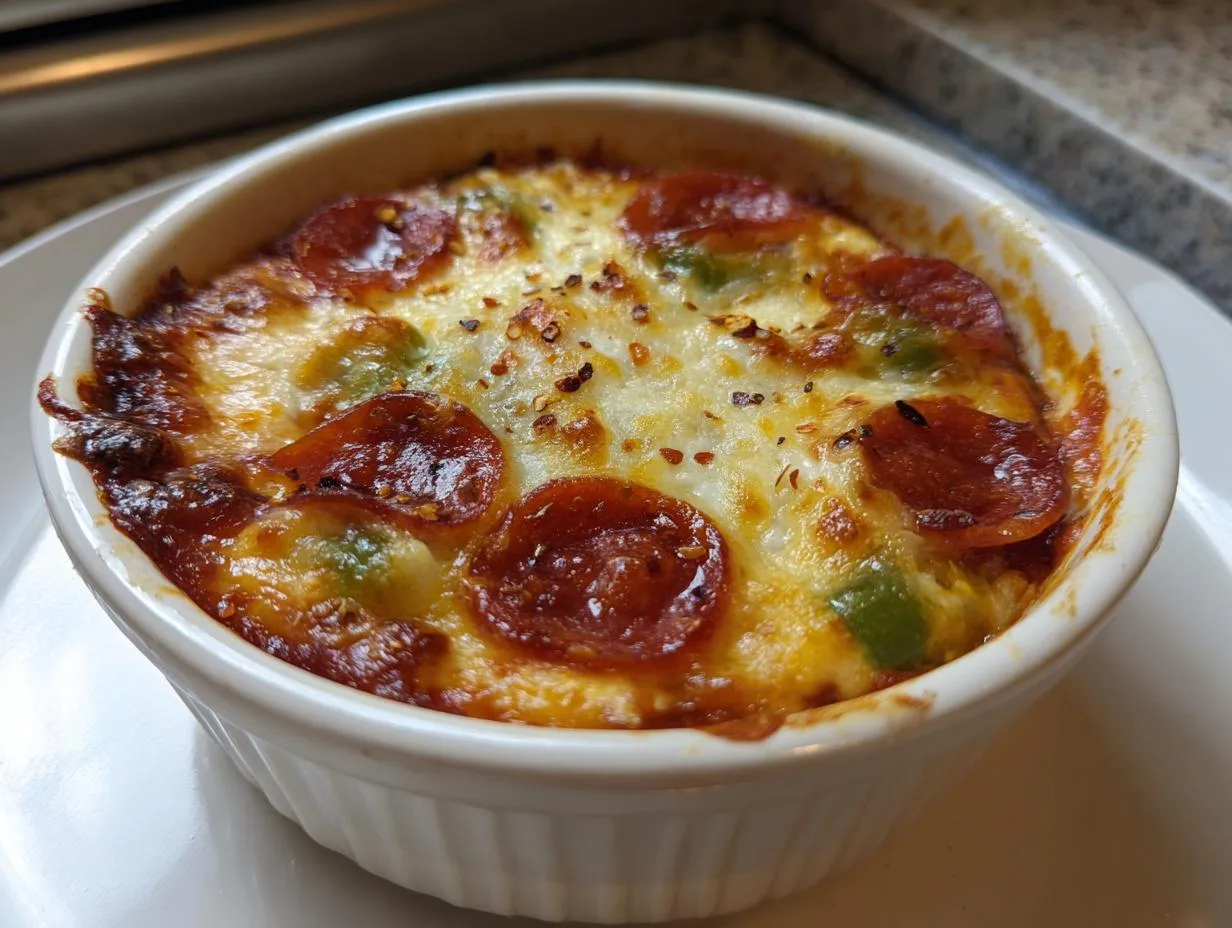 Cottage Cheese Pizza Bowl Recipe With 27g Protein