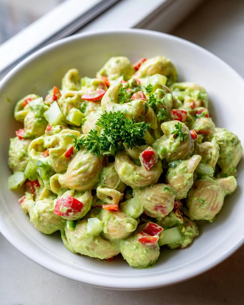 Creamy Avocado Macaroni Salad Recipe - detail 2