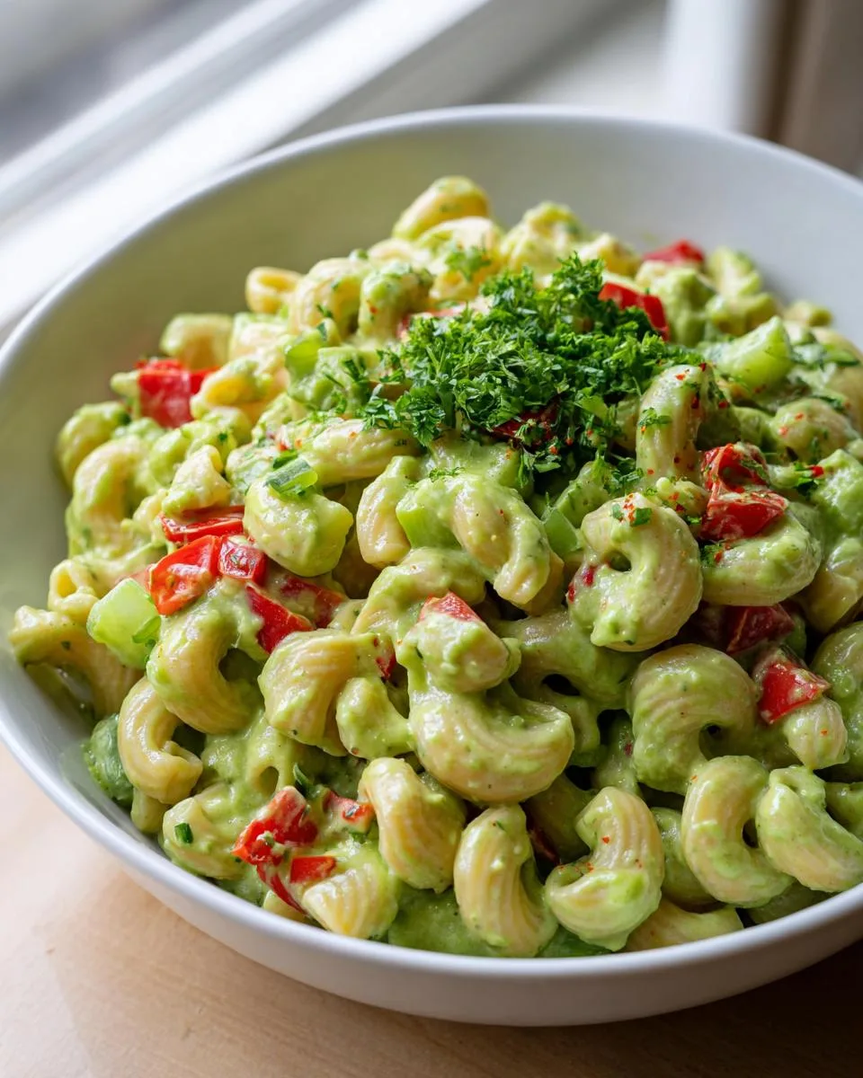 Creamy Avocado Macaroni Salad Recipe - detail 3