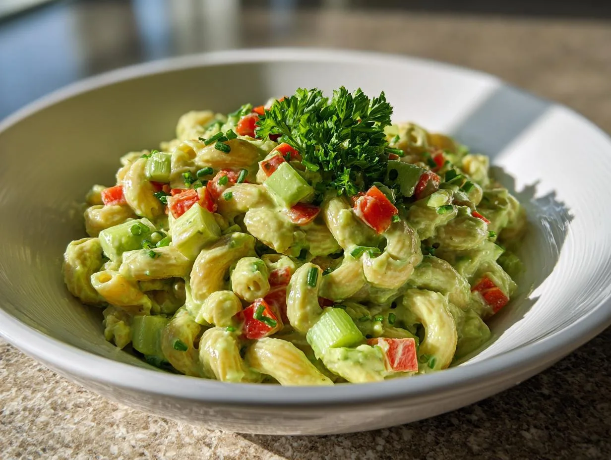 Creamy Avocado Macaroni Salad Ready in 25 Minutes