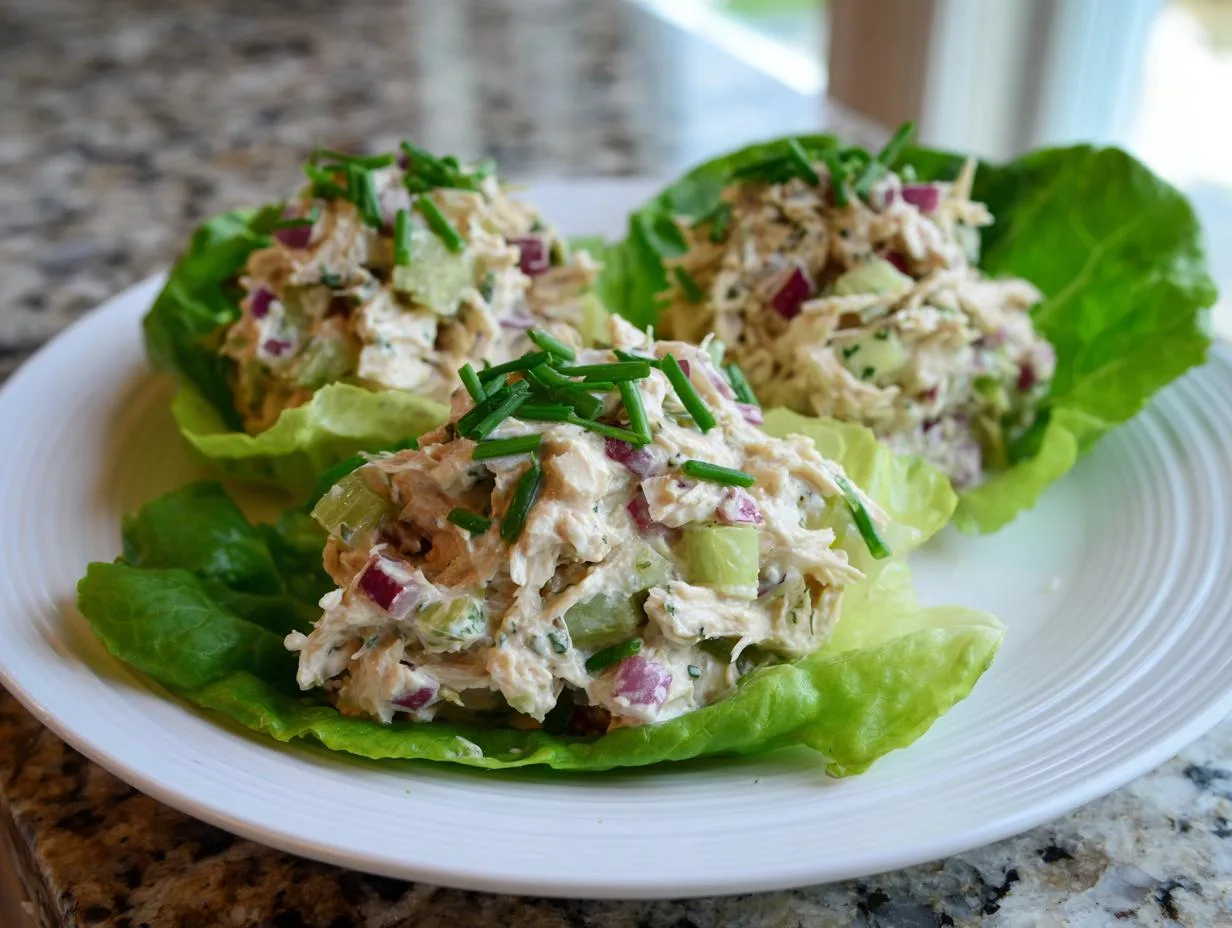 Dill Pickle Protein Chicken Salad With 30g Protein