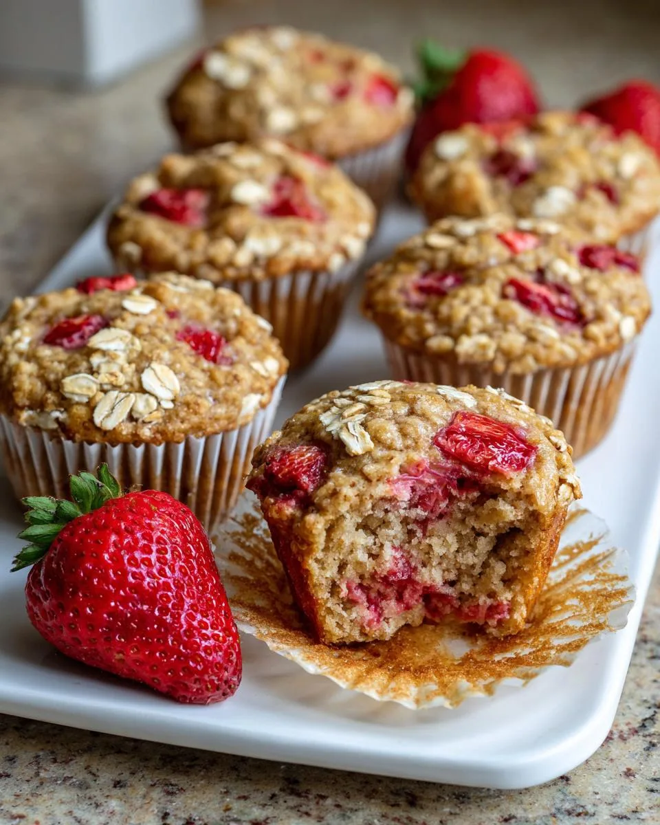 Easy Strawberry Greek Yogurt Muffins - detail 1