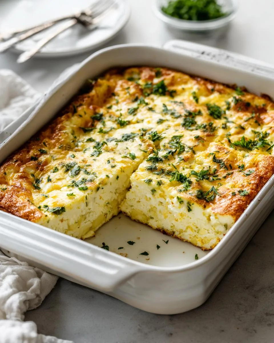Garlic Parmesan Cottage Cheese Bake - detail 3