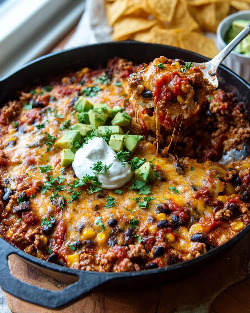 Ground Turkey Taco Skillet Recipe - detail 2