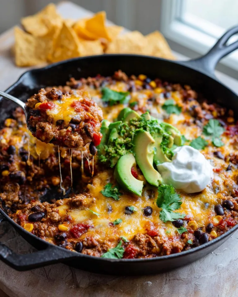 Ground Turkey Taco Skillet Recipe
