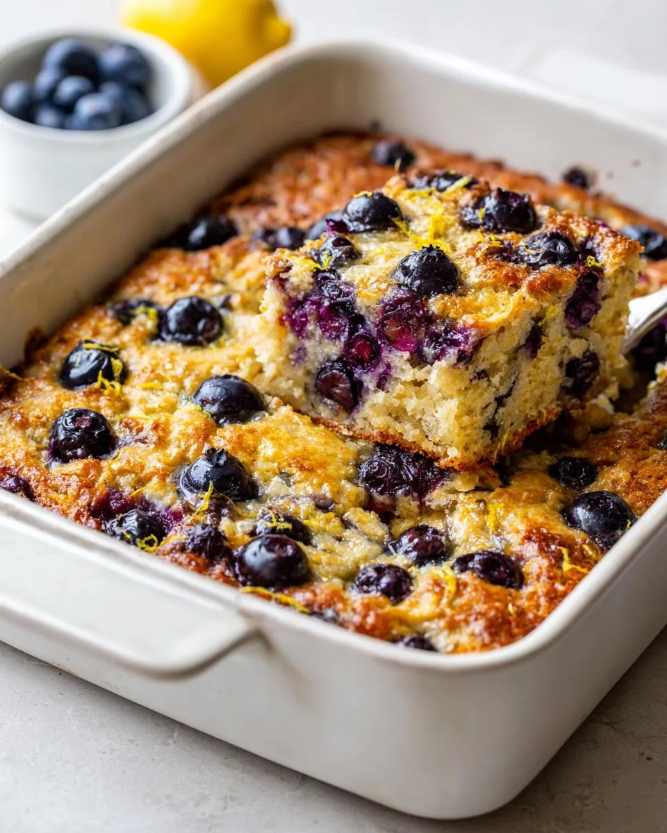 Lemon Blueberry Baked Oats - detail 1