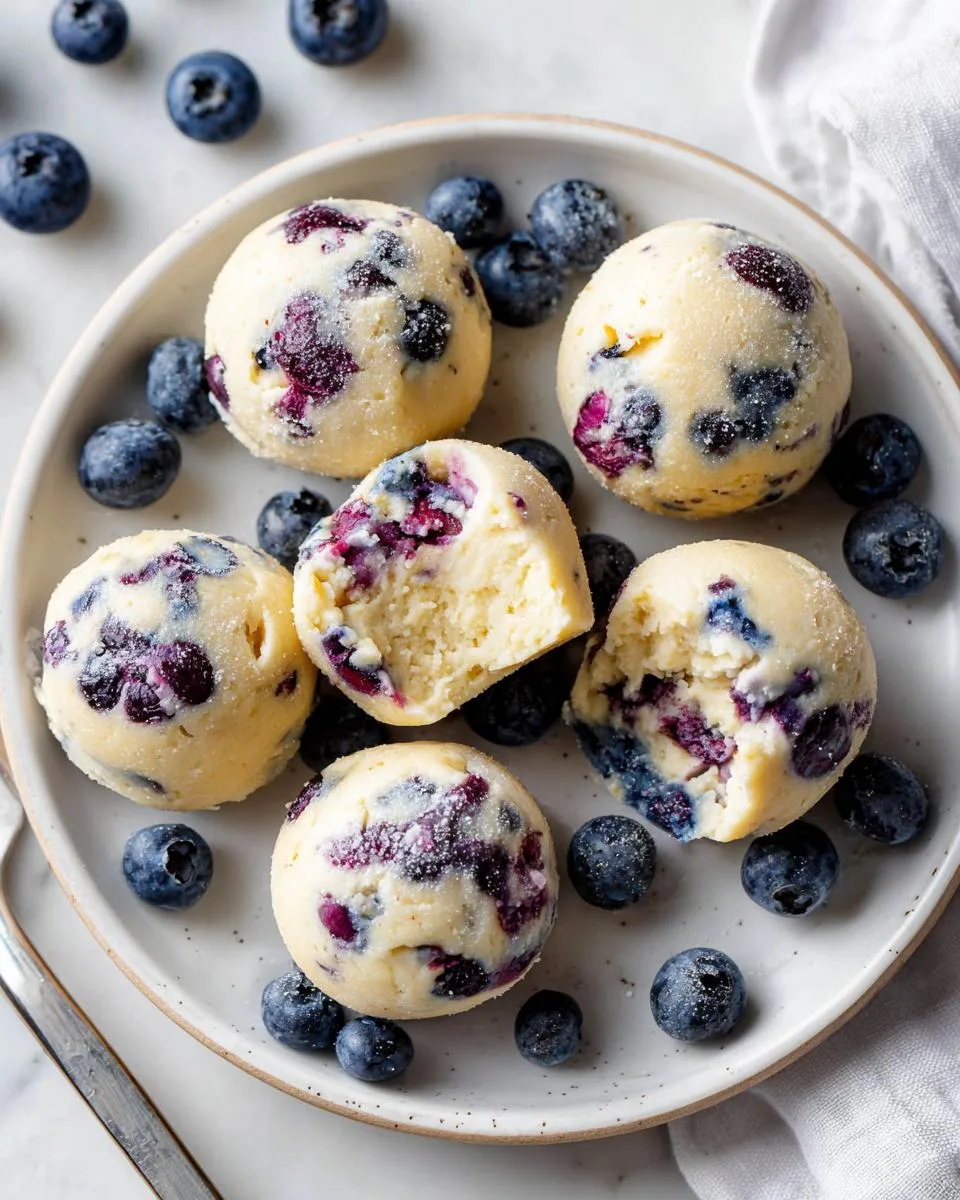 Lemon Blueberry Cottage Cheese Bites - detail 1