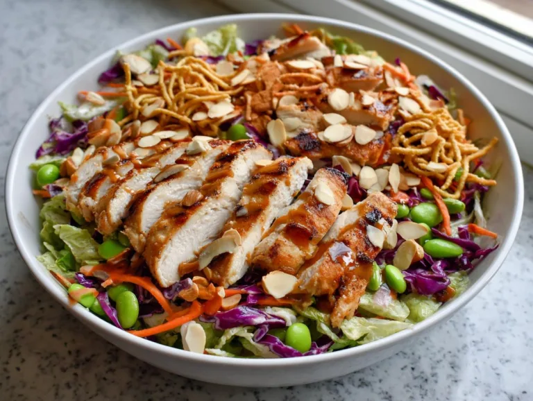 Light Chinese Chicken Cabbage Salad