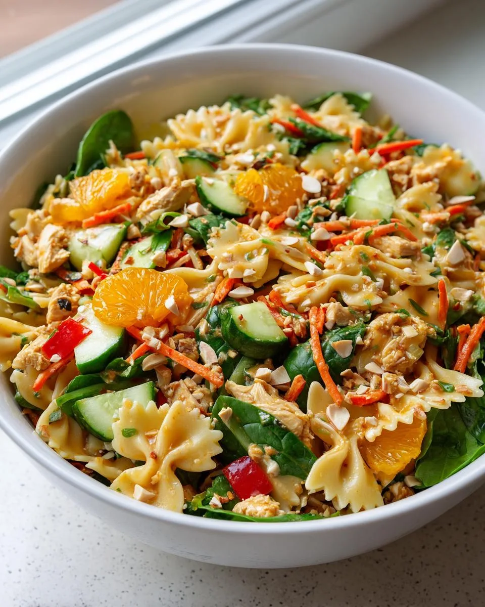Mandarin Chicken Pasta Salad Recipe - detail 3