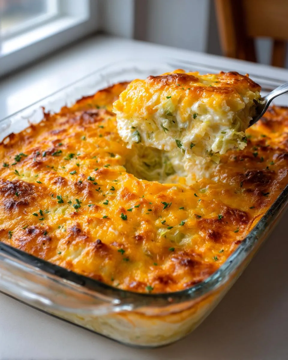 Old-Fashioned Cheesy Cabbage Casserole - detail 1
