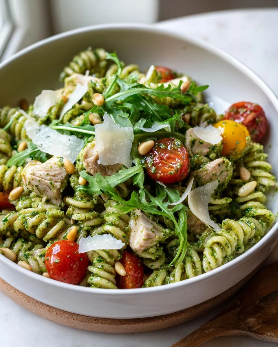 Pesto Chicken Pasta Salad Bowl - detail 1