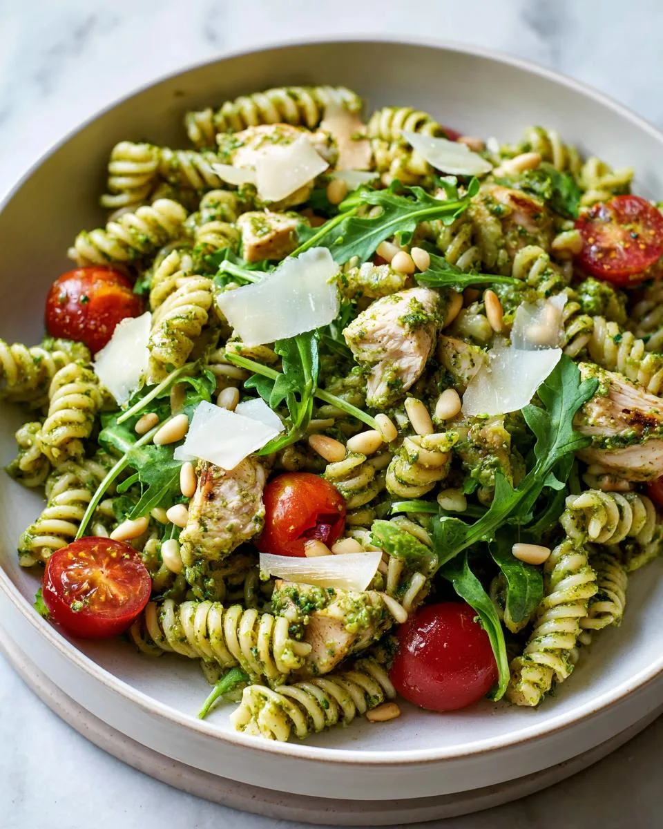 Pesto Chicken Pasta Salad Bowl - detail 2