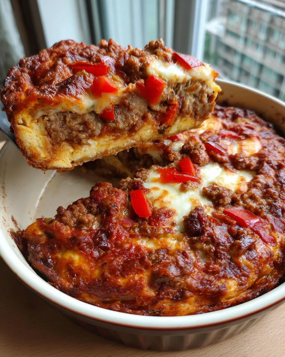 Protein Crustless Meat-Lovers Pizza Pie - detail 1