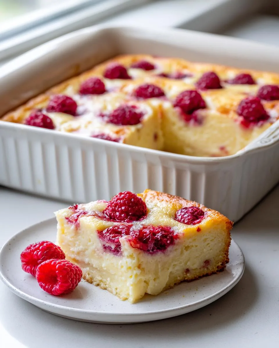 Protein Lemon Raspberry Breakfast Bake - detail 1