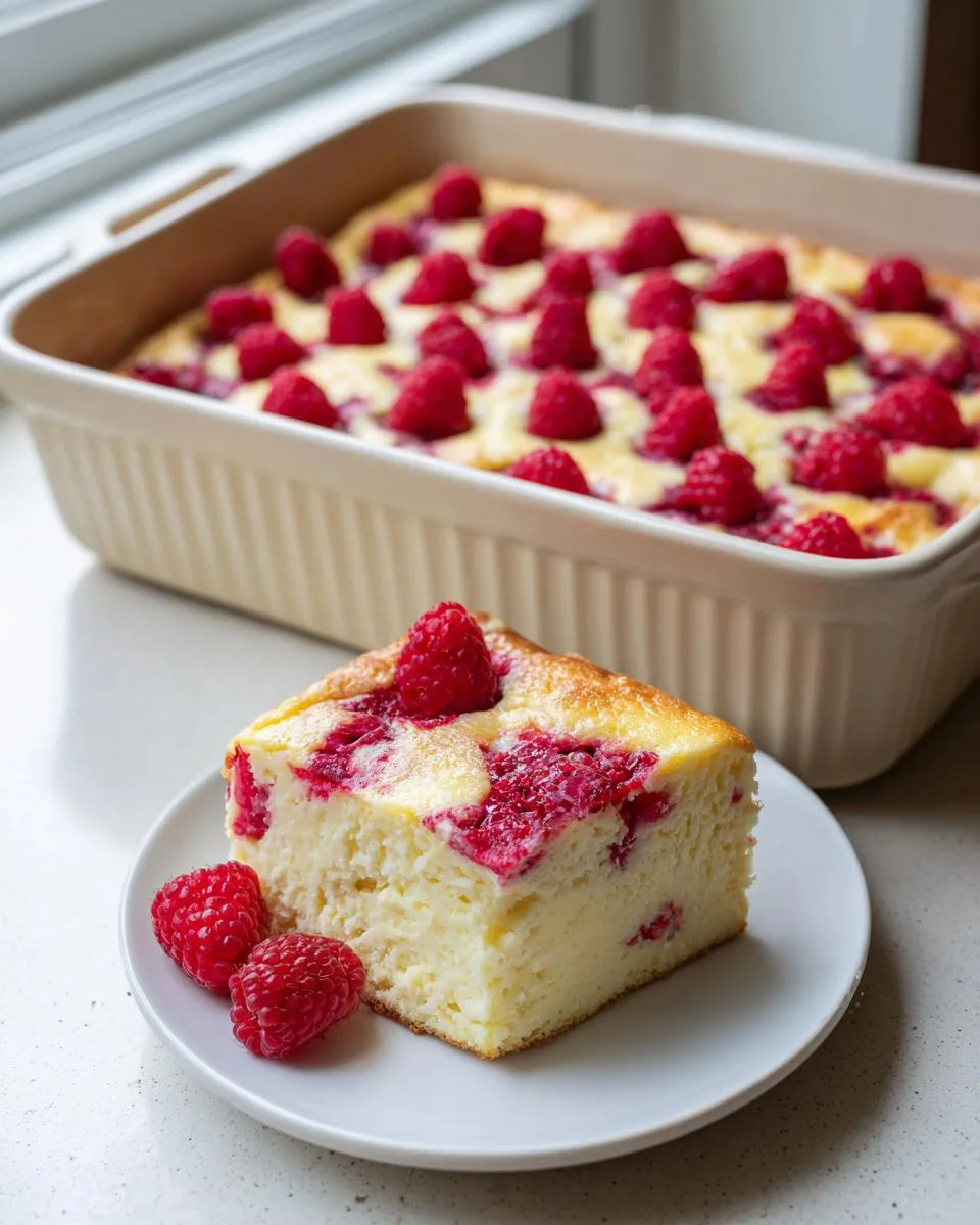 Protein Lemon Raspberry Breakfast Bake With 12g Protein