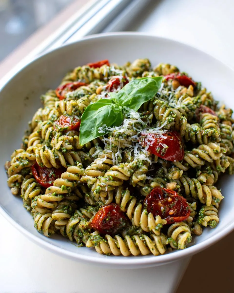 Walnut Pesto Pasta Salad Recipe - detail 1