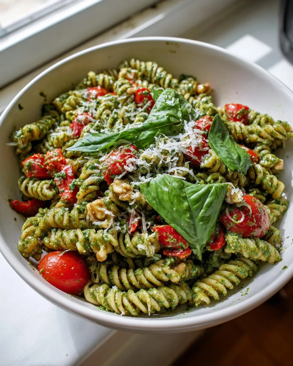 Walnut Pesto Pasta Salad Recipe - detail 2