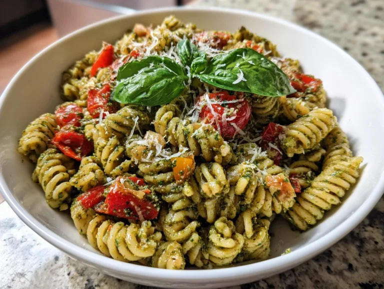 Walnut Pesto Pasta Salad Recipe