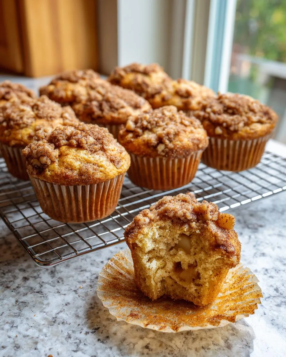 Apple Cinnamon Greek Yogurt Muffins - detail 1