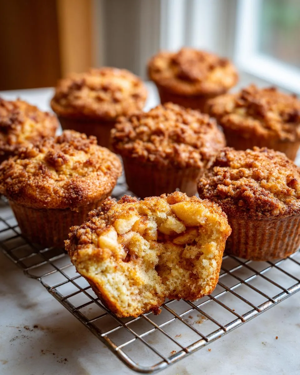 Apple Cinnamon Greek Yogurt Muffins - detail 2
