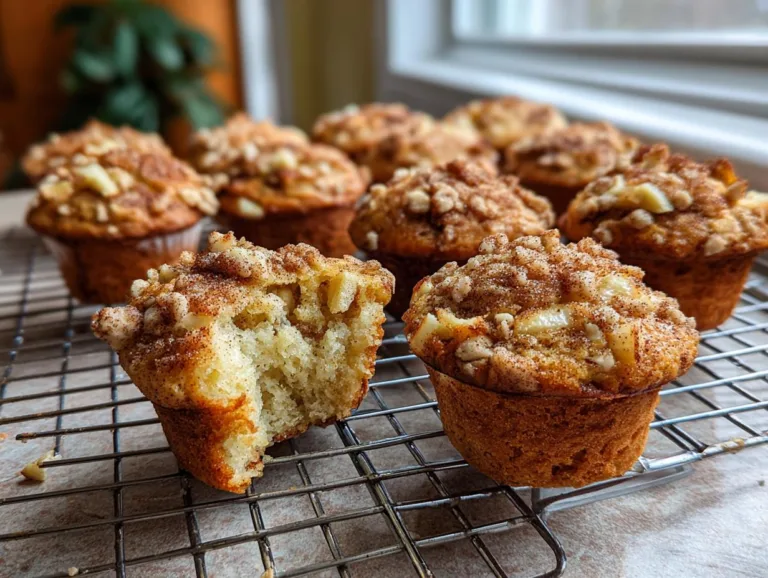 Apple Cinnamon Greek Yogurt Muffins