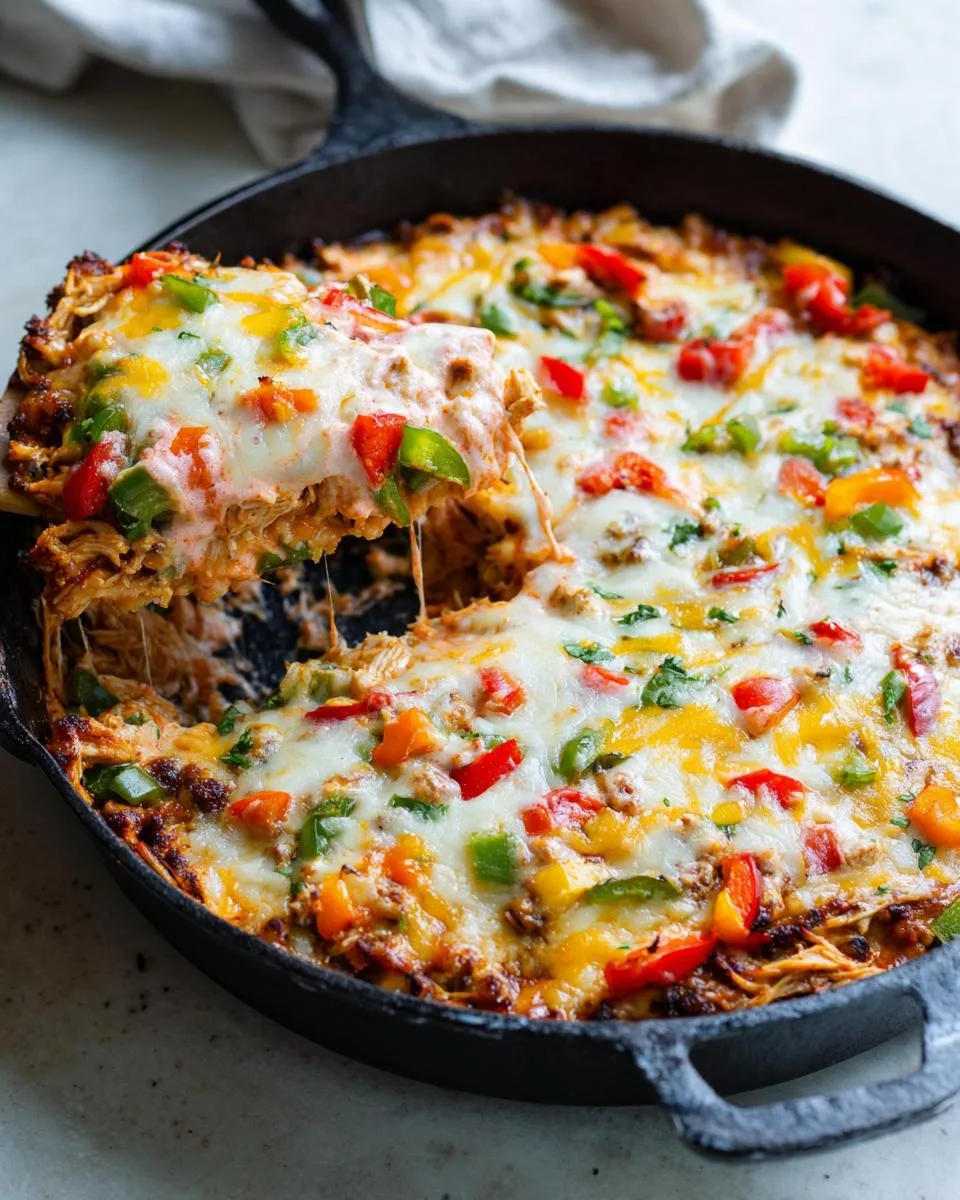 Cheesy Chicken Taco Skillet - detail 3