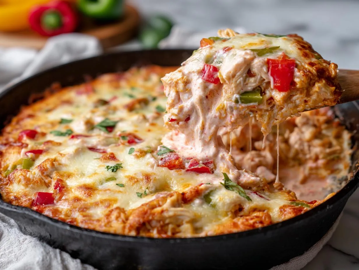 Cheesy Chicken Taco Skillet With 46g Protein in 30 Min