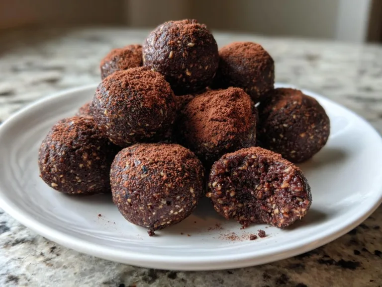 Chocolate Peanut Butter Energy Bites